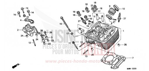 CYLINDER HEAD (FRONT) XL600VX de 1999